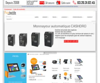 Pointactile.fr(Caisse enregistreuse tactile DISCOUNT et logiciel de caisse enregistreuse tactile DISCOUNT) Screenshot