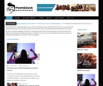 Pointandgeek.com(Actualités geek) Screenshot