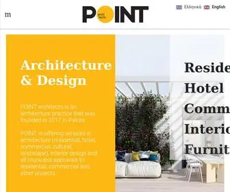 Pointarchitects.gr(POINT Architects) Screenshot
