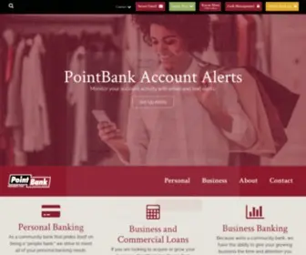 Pointbank.com(Denton county banks) Screenshot