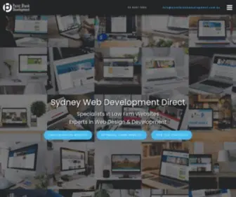 Pointblankdevelopment.com.au(Law Firm Web Design & Development Sydney) Screenshot