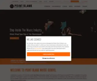 Pointblankmusicschool.com(Music Production & DJ School) Screenshot