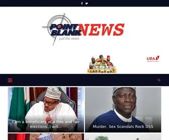 Pointblanknews.com(Nigerian newspapers read them online) Screenshot