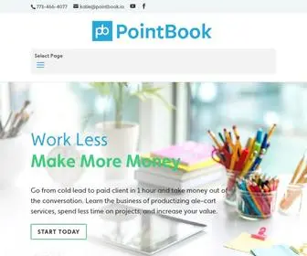 Pointbook.io(Home) Screenshot