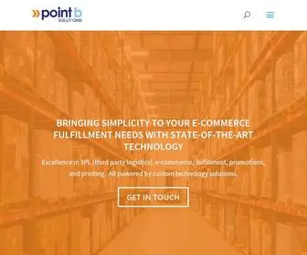 Pointbsolutions.com(Third-Party Logistics) Screenshot