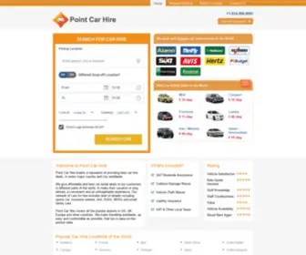 Pointcarhire.com(Point Car Hire) Screenshot