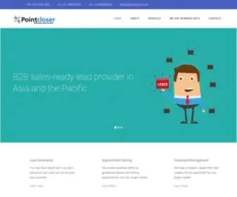 Pointcloser.com(Your B2B sales) Screenshot