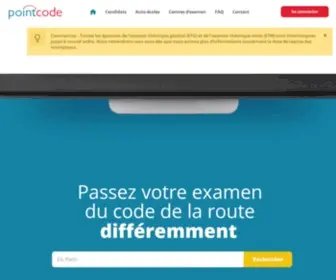 Pointcode.fr(Centres d'examen du code avec ou SANS rendez) Screenshot