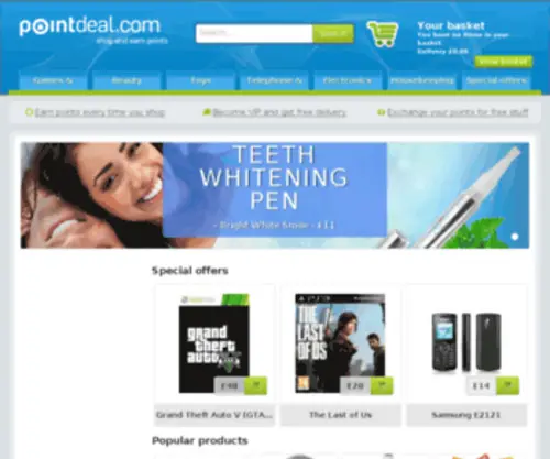 Pointdeal.com(PointWorld) Screenshot