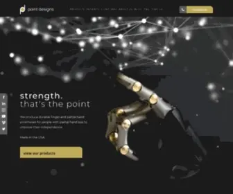 Pointdesignsllc.com(Innovative Prosthetic Manufacturers & Suppliers) Screenshot