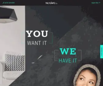 Pointe-Siu.com(Live the top college experience with our SIU housing. The Pointe at SIU Apartments) Screenshot