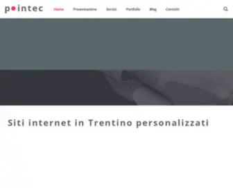 Pointec.it(Siti internet in Trentino) Screenshot