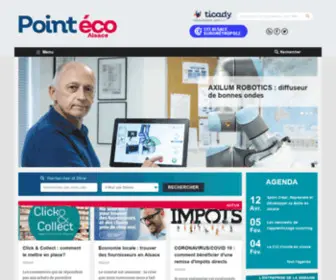 Pointecoalsace.fr(Point Eco Alsace) Screenshot