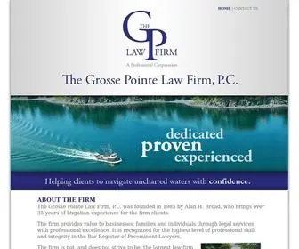 Pointelaw.com(The Grosse Pointe Law Firm) Screenshot