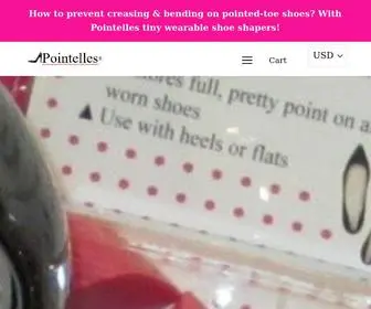 Pointelles.com(Shoe Inserts for Women's Pointed) Screenshot