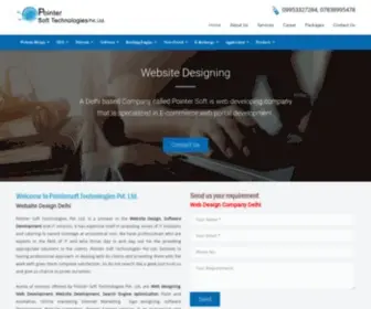 Pointersoft.in(Website Design Delhi) Screenshot