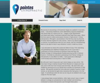 Pointeschiropractic.com(Dr Shawn Nelson) Screenshot