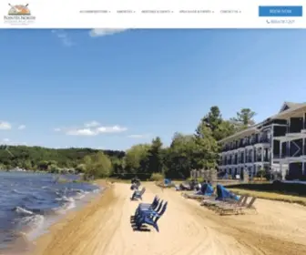 Pointesnorth.com(Traverse City Hotel on the Beach) Screenshot