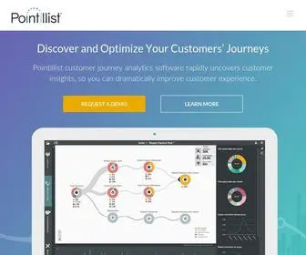 Pointillist.com(Customer Journey Analytics Software) Screenshot