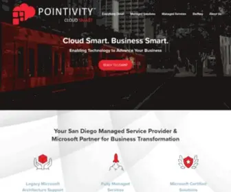 Pointivity.com(San Diego Managed Services Provider) Screenshot