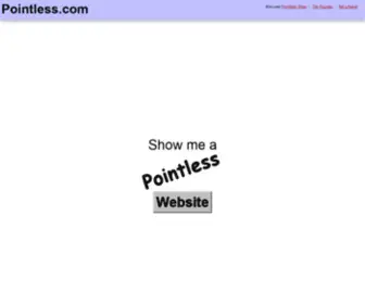 Pointless.com(Pointless websites) Screenshot