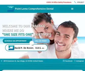 Pointlomacomprehensivedental.com(Family Dentistry San Diego) Screenshot