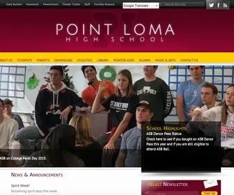 Pointlomahigh.com(Point Loma High School) Screenshot