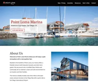 Pointlomamarina.com(Point Loma Marina) Screenshot