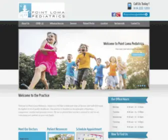 Pointlomapediatrics.com(Point Loma Pediatrics) Screenshot