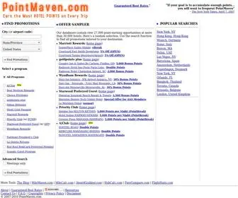 Pointmaven.com(Earn the Most Hotel Points on Every Trip) Screenshot