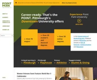 Pointpark.edu(Point Park University) Screenshot