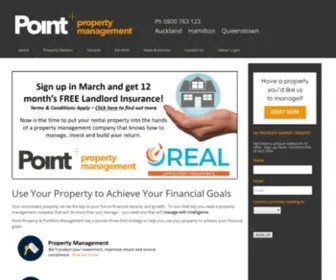 Pointpropertymanagement.co.nz(Point Property Management) Screenshot