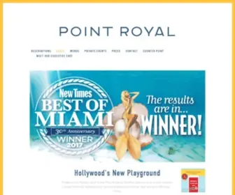 Pointroyal-FL.com(Coastal American Cuisine By Chef Geoffrey Zakarian) Screenshot