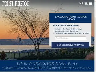 Pointruston.com(Point Ruston) Screenshot