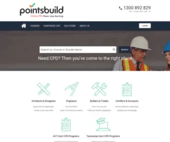 Pointsbuild.com.au(Pointsbuild) Screenshot