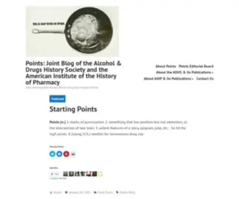 Pointshistory.com(Short and insightful writing about a long and complex history) Screenshot