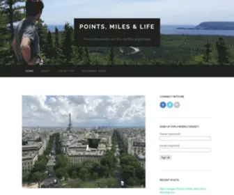 Pointsmilesandlife.com(Points, Miles & Life) Screenshot