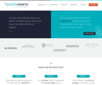 Pointsnorthstudio.com(Points North) Screenshot