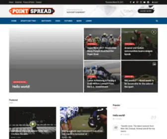 Pointspread.com(Pointspread) Screenshot