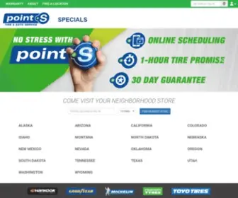 Pointstire.com(Point S) Screenshot