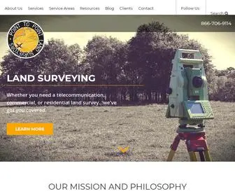 Pointtopointsurvey.com(A Premier Land Survey Company) Screenshot