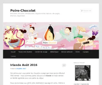 Poire-Chocolat.net(#recettes, #cuisine, #restaurants, #gastronomie, #photo, #voyages, #randos, #grenoble) Screenshot
