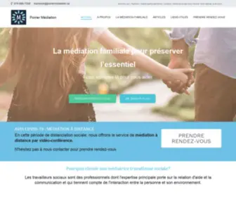 Poiriermediation.ca(Médiation familiale pour couple dans les Laurentides) Screenshot