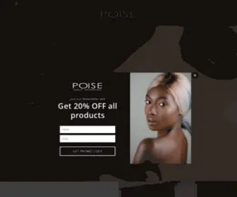Poisemakeup.com(Poise Makeup Professional USA) Screenshot