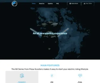 Poisescooters.com(Electric scooters) Screenshot