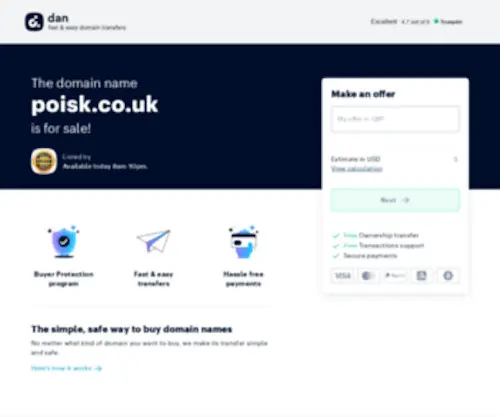 Poisk.co.uk(Own this great domain name. Buy with confidence) Screenshot