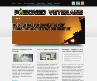 Poisonedveterans.org(Poisoned Veterans) Screenshot