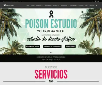 Poisonestudio.com(Diseño páginas web) Screenshot