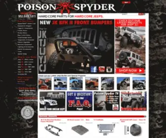 Poisonspyder.com(Jeep Armor & Upgrades) Screenshot