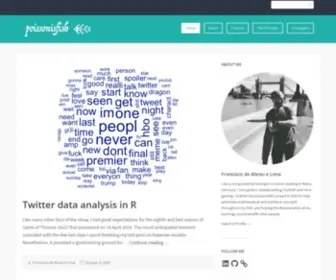 Poissonisfish.com(Data science and bioinformatics tutorials) Screenshot